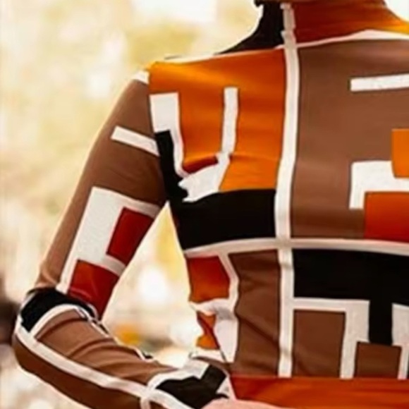 Bonboho Women's Clothes 2024 Fall New Printed Skinny T-shirt - Picture 2 of 5